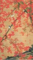 Ahornbaum und kleine Vögel Ito Jakuchu Japanisch